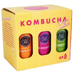 Kultures Kombucha 6 x 400 ml produkt bild
