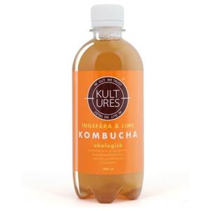 Kultures Kombucha Ingefära Lime 400 ml produkt bild