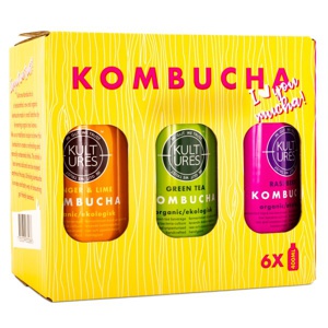 Kultures Kombucha Mixpakke 6-pak produktbillede