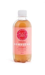 Kultures Kombucha Persika 400 ml produkt bild