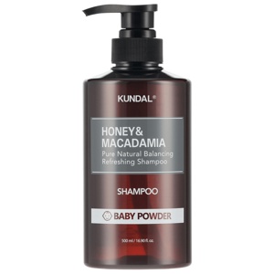 Kundal Honey & Macadamia Nature Shampoo Baby Powder 500ml produktbillede