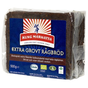 Kung Markatta Extra Grovt Rågbröd 500 g produkt bild