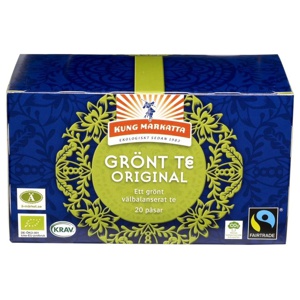 Kung Markatta Grönt Te 20 Påsar produkt bild