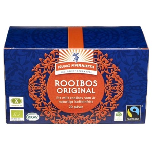 Kung Markatta Te Rooibos Original 20 tepåsar produkt bild