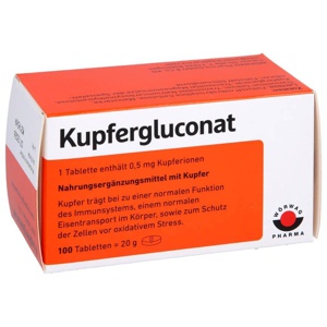 KUPFERGLUCONAT Tabletten Produktbild