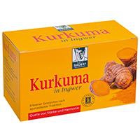 KURKUMA IN Ingwer Tee Filterbeutel Produktbild