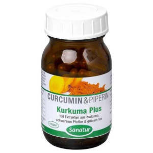 KURKUMA PLUS Curcumin & Piperin Kapseln Produktbild