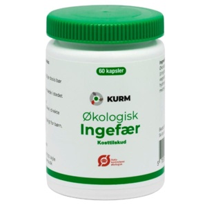 Kurm Ø Ingefær - 60 kaps. produktbillede