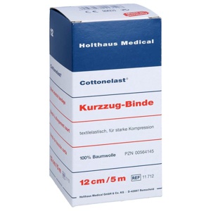 KURZZUGBINDE Cottonelast 12 cmx5 m Produktbild