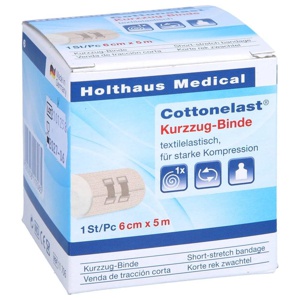 KURZZUGBINDE Cottonelast 6 cmx5 m Produktbild