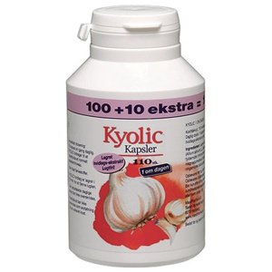 Kyolic 1 om dagen kapsler 100 + 10 stk. produktbillede