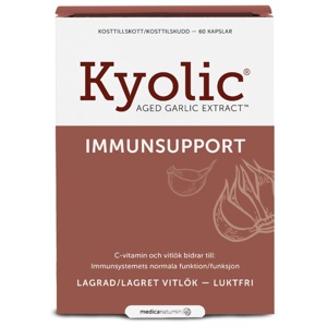 Kyolic Aged Garlic Extract + Immunsupport 60 kapslar produkt bild