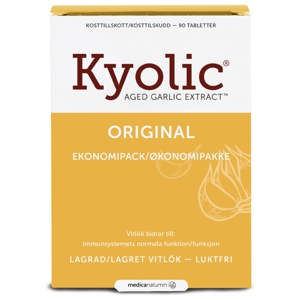 Kyolic Aged Garlic Extract Original Hvitløkekstrakt tabletter, 90 stk. produktbilde
