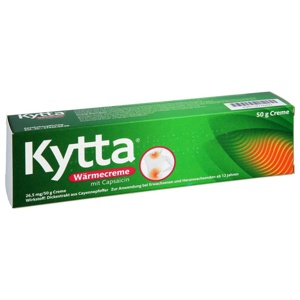 KYTTA Wärmecreme mit Capsaicin 26,5 mg/50 g Creme Produktbild