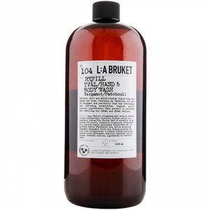 104 Hand & Body Wash Bergamot/Patchouli Refill 1000 ml produkt bild