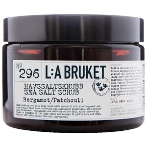 L:a Bruket 296 Sea Salt Scrub Bergamot/Patchouli 420 g produktbillede