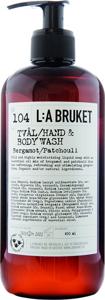 L:A Bruket 104 Flytande Tvål Bergamott/Patchouli (450ml) produkt bild