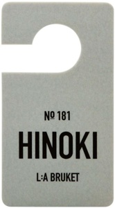 L:a Bruket 181 Fragrance Tag Hinoki produktbillede