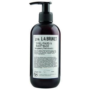 L:a Bruket 104 Hand & Body Wash - Bergamot/Patchouli 240 ml produktbillede