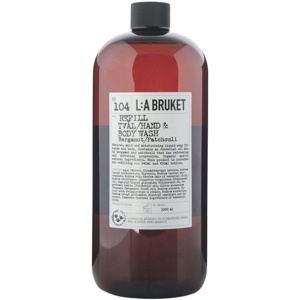 L:a Bruket Hand & Body Wash 104 Refill Bergamot/Patchouli 1000 ml Produktbild