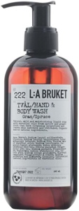 L:a Bruket 222 Hand & Body Wash - Gran/Spruce 250 ml produktbillede