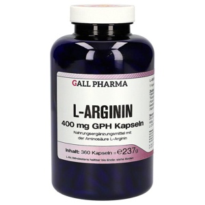 L-Arginin 400 mg Kapseln, 360 St Kapseln Produktbild