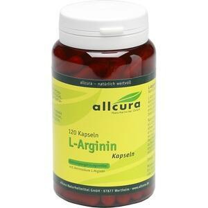 allcura L-Arginin 120 St Kapseln Produktbild