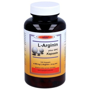 L-ARGININ+OPC 600 mg Kapseln Produktbild