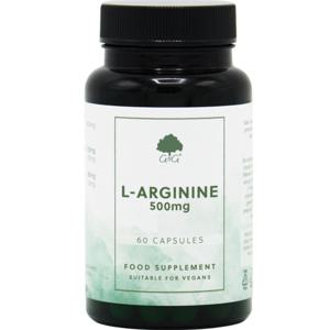 L-Arginine 500mg 60 kapslar produkt bild