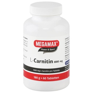 L-CARNITIN 1000 mg Megamax Tabletten 60 St Tabletten Produktbild