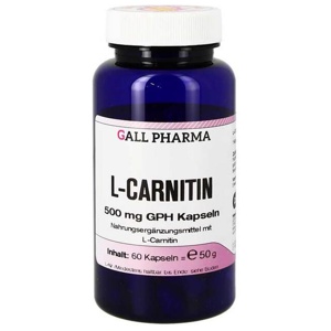 L-Carnitin 500 mg GPH Kapseln, 60 St Kapseln Produktbild