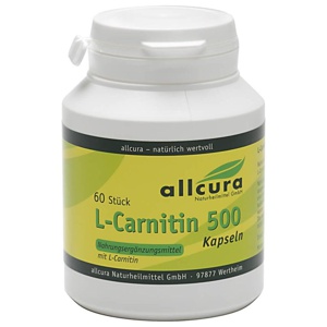 L-Carnitin Kapseln 500, 60 St Kapseln Produktbild