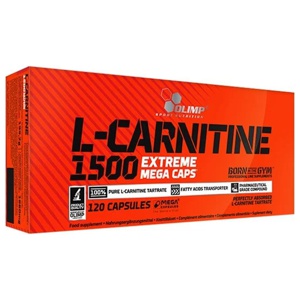 L-Carnitine 1500 Extreme 120 Mega Kapslar produkt bild