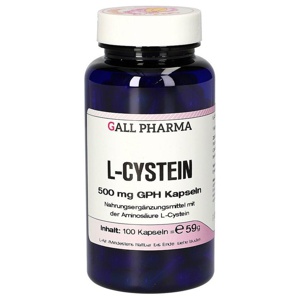 L-Cystein 500 mg Kapseln, 100 St Kapseln Produktbild