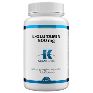 L-GLUTAMIN 500 mg KLEAN LABS Kapseln Produktbild