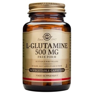 Solgar L-Glutamin 500 mg - 50 kaps. produktbillede