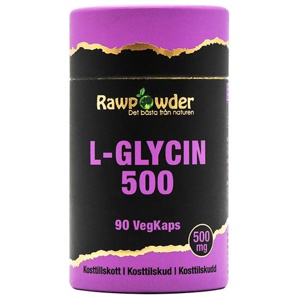L-Glycin 500 mg 90 kapslar produkt bild