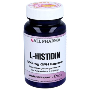 L-Histidin 500 mg Kapseln, 60 St Kapseln Produktbild