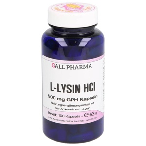 L-Lysin 500 mg GPH Kapseln, 100 St Kapseln Produktbild