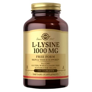 L-Lysine 1000 mg - 100 tabletter produktbillede