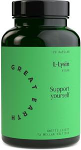 Great Earth L-Lysin, 120 kaps produkt bild