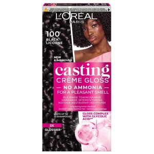 L'Oréal Paris Casting Crème Gloss 100 Black Licorne produkt bild