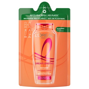 L'Oréal Paris Elvital Dream Length Shampoo Refill för långt hår 250 ml produkt bild