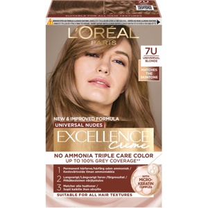 L'Oréal Paris Excellence Creme Universal Nudes 7U Universal Blonde Produktbild
