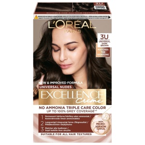 L'Oréal Paris Excellence Universal Nudes 3U Universal Dark Brown 192ml produktbilde
