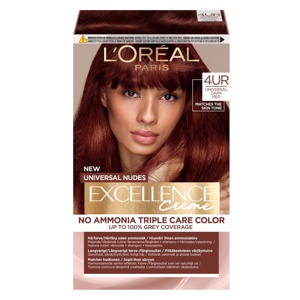 L'Oréal Paris Excellence Universal Nudes Dark Red 4UR produktbilde
