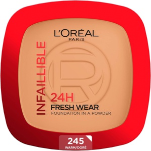 L'Oréal Paris Infaillible 24H Fresh Wear Foundation in a Powder 245 Warm Undertone Produktbild