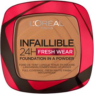 L'Oréal Paris Infaillible 24h Fresh Wear Powder Foundation Hazelnut 330 produkt bild