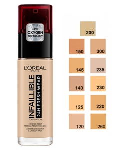 L'Oréal Paris Infaillible 32hr Fresh Wear Foundation - Flere farver produktbillede