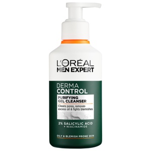 Loreal Paris Men Expert Derma Control Purifying Gel Cleanser 260 ml produktbilde